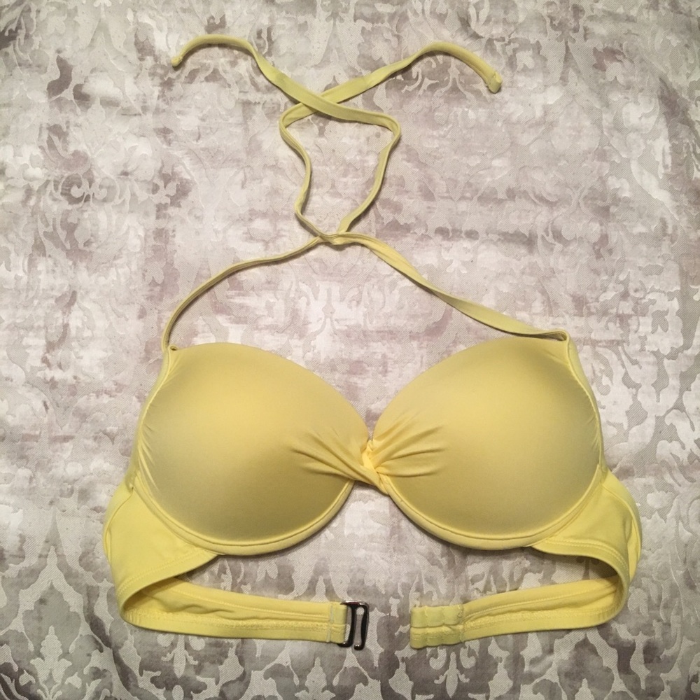 yellow bikini top
